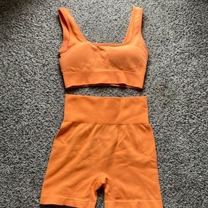 Neon Orange 2 piece set